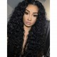 Deep wave 360 Lace Frontal Wig for Black Woman 180 Density Virgin Brazilian Human Hair Lace Frontal Wig Pre Plucked Natural Hair line with Baby Hair